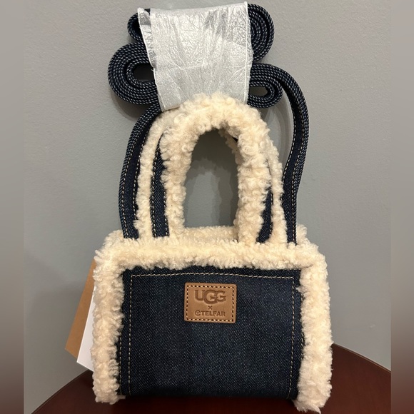 TELFAR X UGG Denim Small Shopper - Picture 2 of 5
